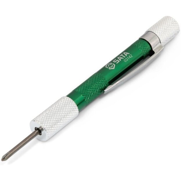 Mini atsuktuvas su keičiamais antgaliais, 6 vnt. (PH / Torx)