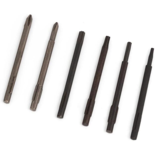 Mini atsuktuvas su keičiamais antgaliais, 6 vnt. (PH / Torx) 3