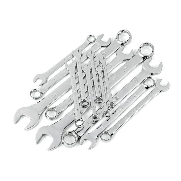 Combination Wrench Set 14 pcs (10–32 mm) with Case