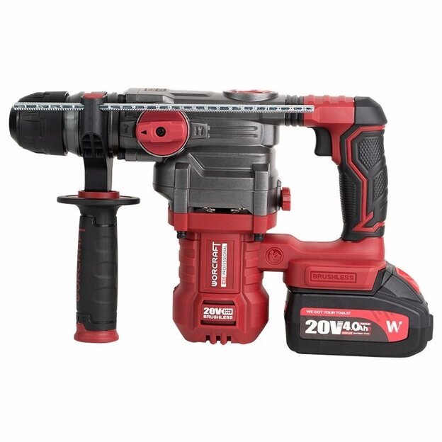 Akumuliatorinis perforatorius 4,5 J, 20V Li-Ion, 4,0 Ah, SDS-Plus  4