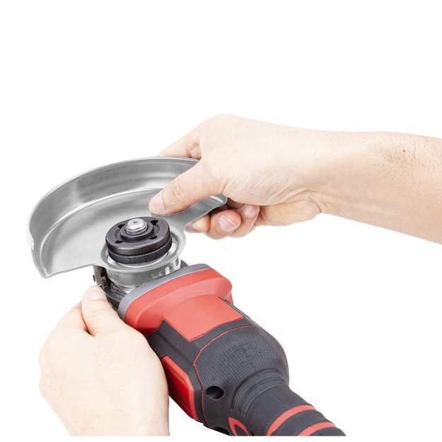 Akumuliatorinis kampinis šlifuoklis 125 mm 20V Li-Ion WORCRAFT CAGS20LiBM125B (su dėže) 3