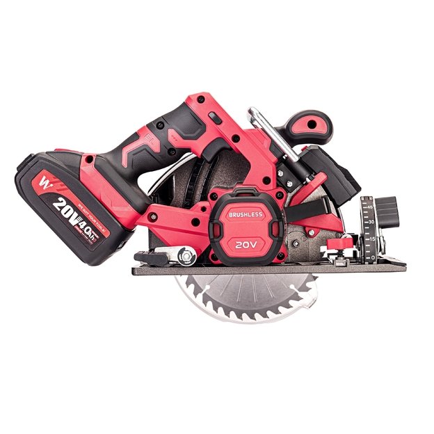 Li-ion Cordless Circular Saw 165mm with laser 20V 6