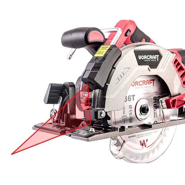 Li-ion Cordless Circular Saw 165mm with laser 20V 13