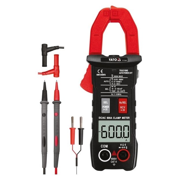 Srovės matavimo replės automatinės AC/DC 600A 4