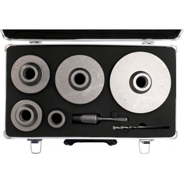 Gręžimo karūnų rinkinys mūrui (7vnt) 40/125mm 4