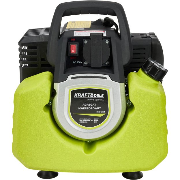 Inverterinis elektros generatorius KRAFT&DELE KD132 1000W | 230V | Gryna sinusoide