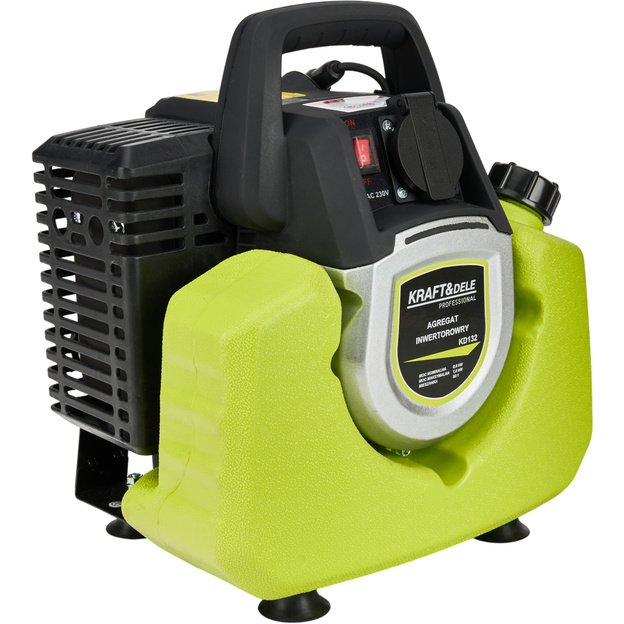 Inverterinis elektros generatorius KRAFT&DELE KD132 1000W | 230V | Gryna sinusoide