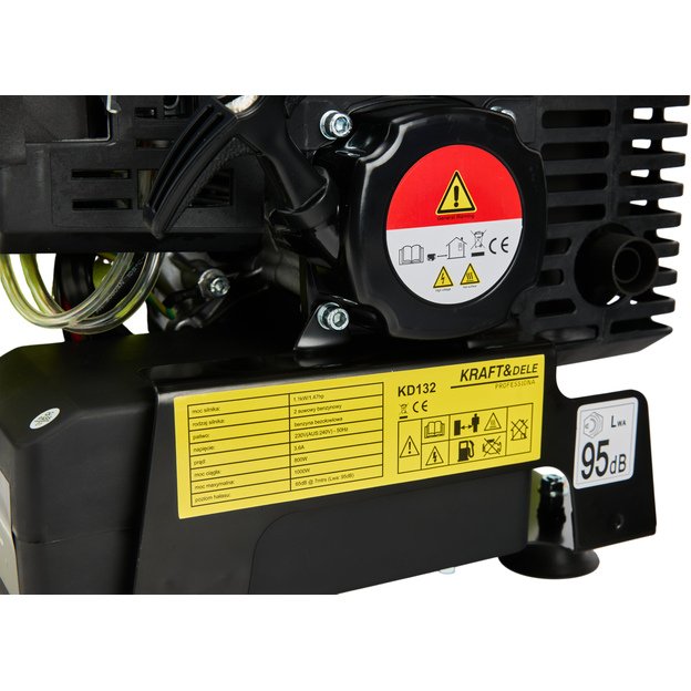 Inverterinis elektros generatorius KRAFT&DELE KD132 1000W | 230V | Gryna sinusoide