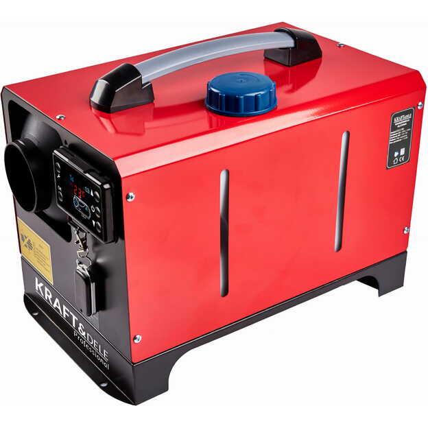 Dyzelinis autonominis šildytuvas KRAFT&DELE KD11780 9 kW 12V / 230V su LCD ekranu ir nuotoliniu valdymu 5