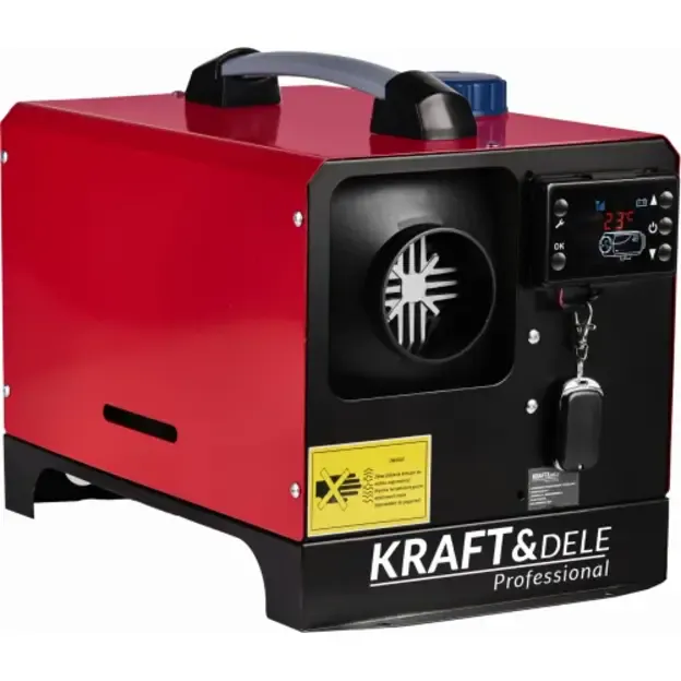 Dyzelinis autonominis šildytuvas KRAFT&DELE KD11780 9 kW 12V / 230V su LCD ekranu ir nuotoliniu valdymu 1