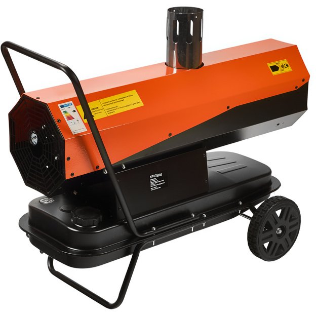 Dyzelinis šildytuvas su kaminu KRAFT&DELE KD5961, 30 kW, 18 l