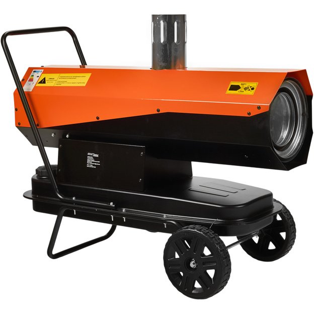 Dyzelinis šildytuvas su kaminu KRAFT&DELE KD5961, 30 kW, 18 l