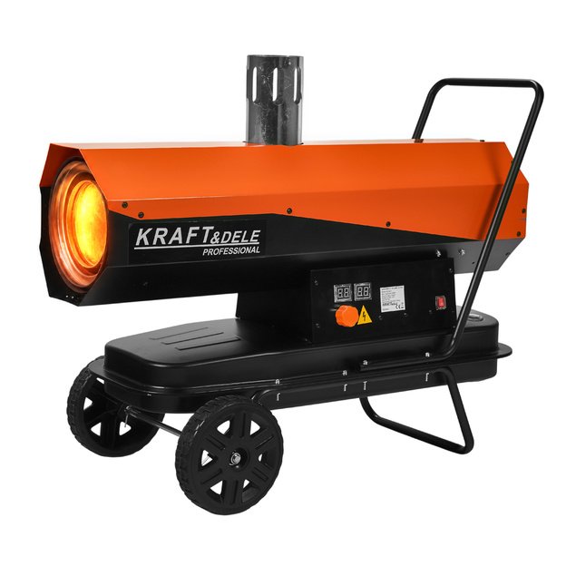 Dyzelinis šildytuvas su kaminu KRAFT&DELE KD5961, 30 kW, 18 l