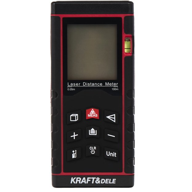 Lazerinis atstumo matuoklis KRAFT&DELE KD10408 | 100 m | ±2 mm