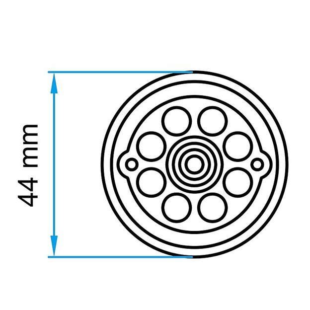 Padas guminis domkratui 44mm