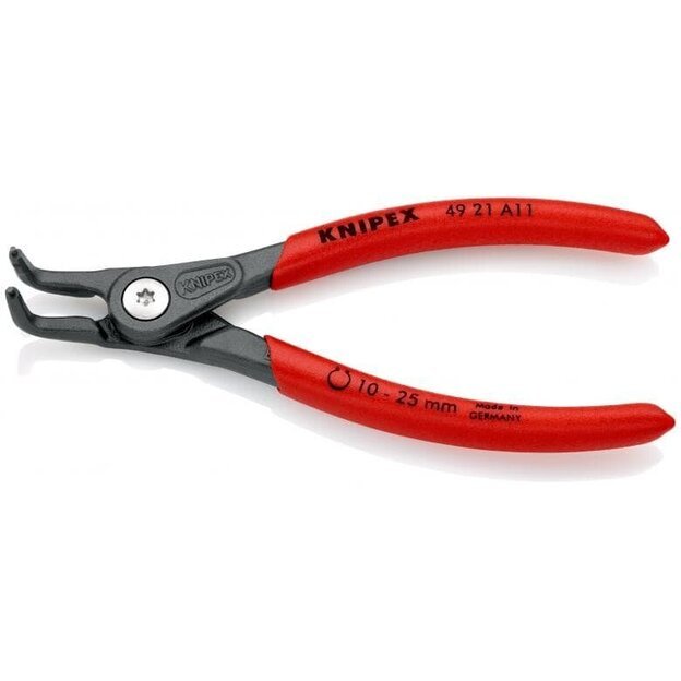 Replės išoriniams žiedams. Lenktos 130mm (Ø10-25mm) KNIPEX