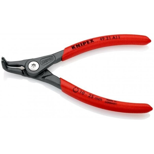 Replės išoriniams žiedams. Lenktos 130mm (Ø10-25mm) KNIPEX