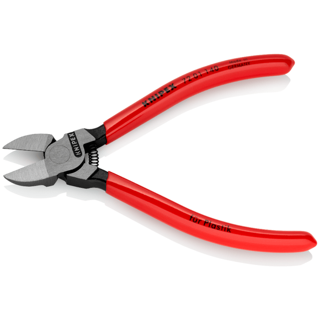 Šoninio kirpimo replės plastikams 140mm KNIPEX