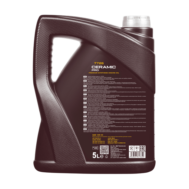 Variklio alyva MANNOL Ceramic Pro 10W-40 5l