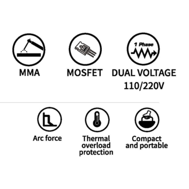 Inverterinis suvirinimo aparatas (IGBT) MMA Mosfet