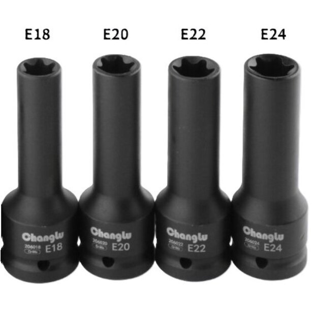 Prailginta smūginė galvutė 3/4  E-Torx