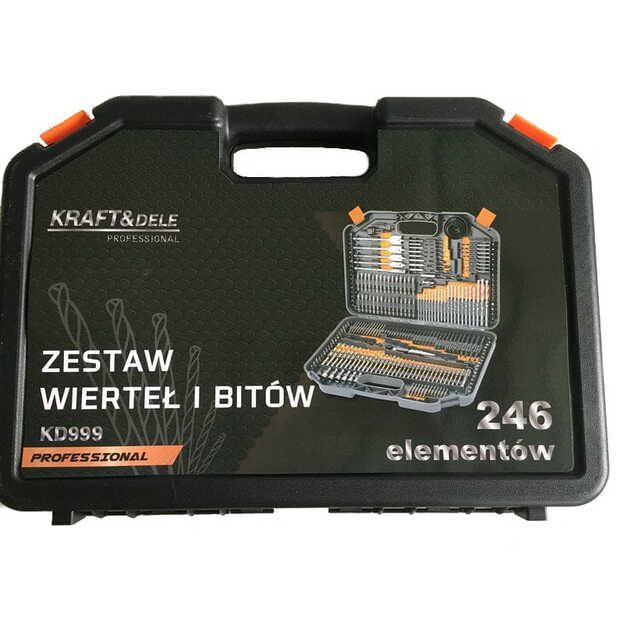 Grąžtų, karūnų ir bitukų rinkinys 246 vnt. 8