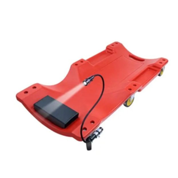 Cot on wheels | with Led work light | 1050 x 490 mm