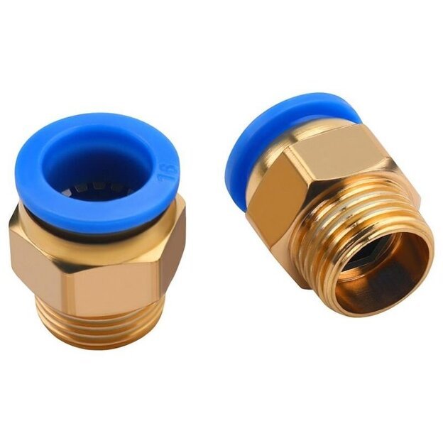 Greito jungimo vožtuvų su sriegiais rinkinys 4–16 mm (1/8" + 1/4" + 1/2"), 72 vnt. 3