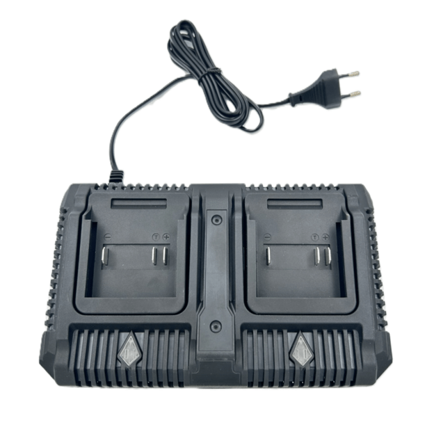 Įkroviklis dvigubas 20V LI-ION TROM akumuliatoriui 