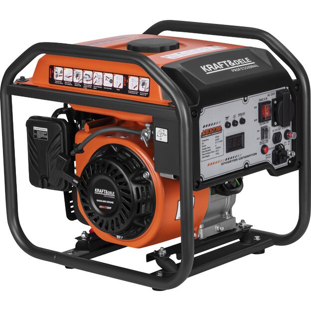 Inverterinis benzininis elektros generatorius KRAFT&DELE KD3238 4 kW | 230V