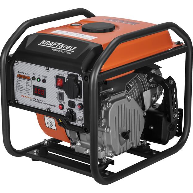 Inverterinis benzininis elektros generatorius KRAFT&DELE KD3238 4 kW | 230V 1