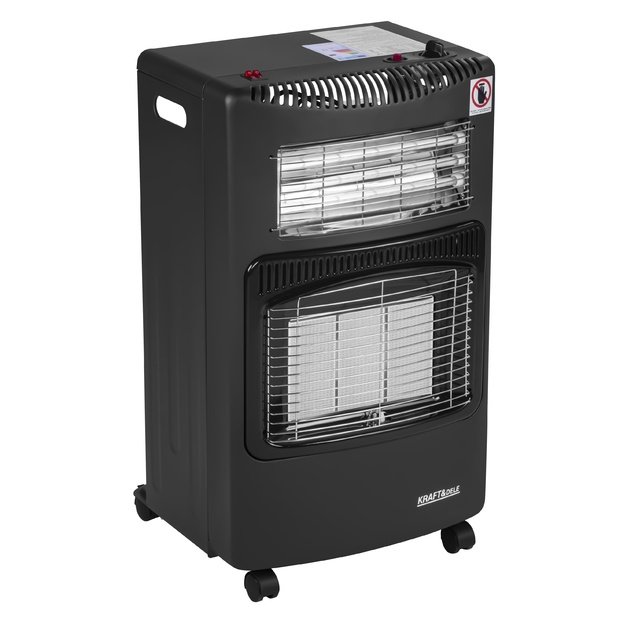 Dujinis ir elektrinis šildytuvas 2in1 KRAFT&DELE KD6531 | 4200 W + 1200 W