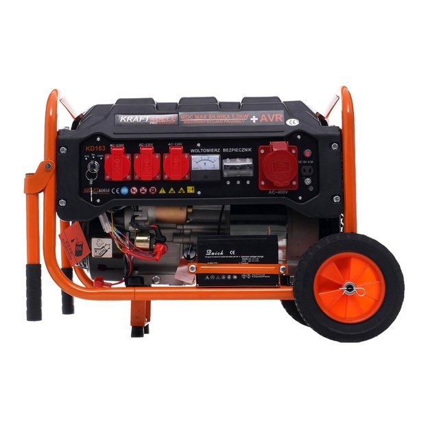 El. srovės generatorius benzininis 3500W 12V/230V/380V