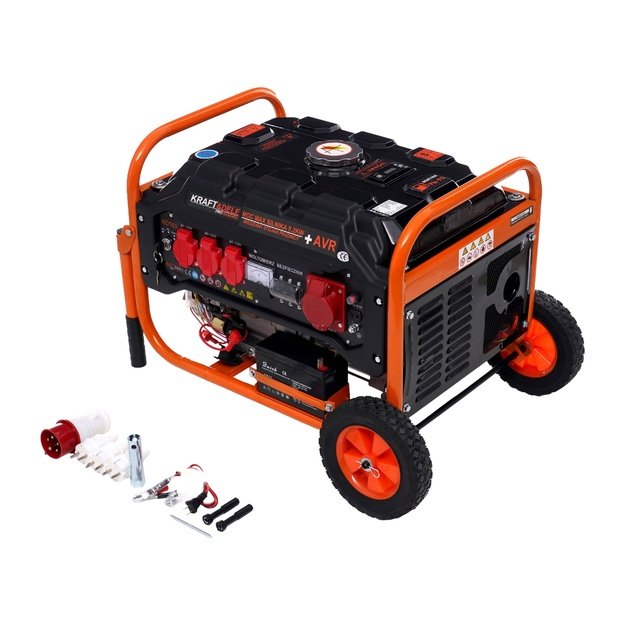 El. srovės generatorius benzininis 3500W 12V/230V/380V