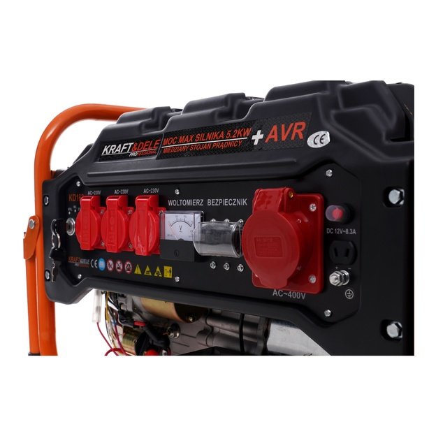 El. srovės generatorius benzininis 3500W 12V/230V/380V