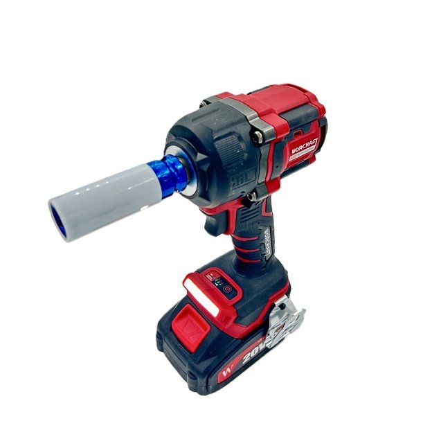 Akumuliatorinis smūginis veržliasukis 1/2   750Nm WORCRAFT 20V LI-ION (plastikinė dėžė)