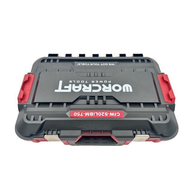 Akumuliatorinis smūginis veržliasukis 1/2   750Nm WORCRAFT 20V LI-ION (plastikinė dėžė)
