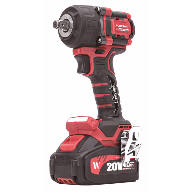 Akumuliatorinis smūginis veržliasukis 1/2   750Nm WORCRAFT 20V LI-ION (plastikinė dėžė)