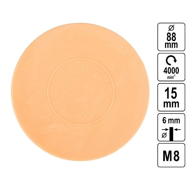 Diskinis trintukas su koteliu klijų &scaron;alinimui 88mm