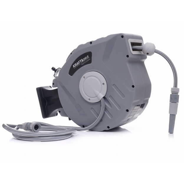 Kraftdele KD2083 Automatinė sodo žarna ritėje 20 m + 2 m 1/2" 