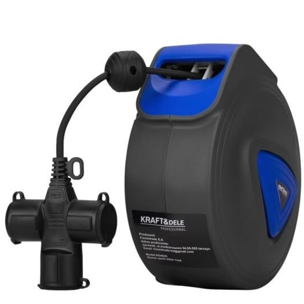 Prailgintuvas su automatine rite 15m 3Gx1.5mm 250V