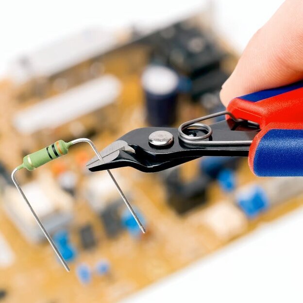 Precizinės elektronikos kirpimo replės 140mm KNIPEX 2