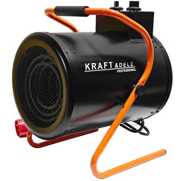 Kraftdele KD11724 Elektrinis šildytuvas 10 kW su termostatu 400V 5