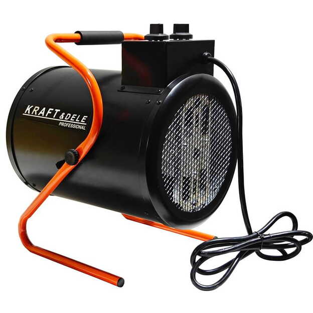 Kraftdele KD11724 Elektrinis šildytuvas 10 kW su termostatu 400V