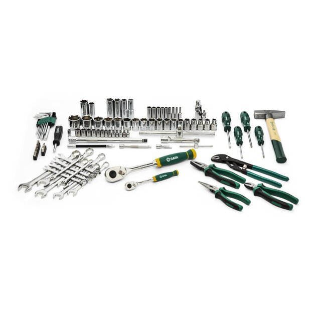 1/4  + 1/2  Galvučių ir įrankių rinkinys 104vnt. 4