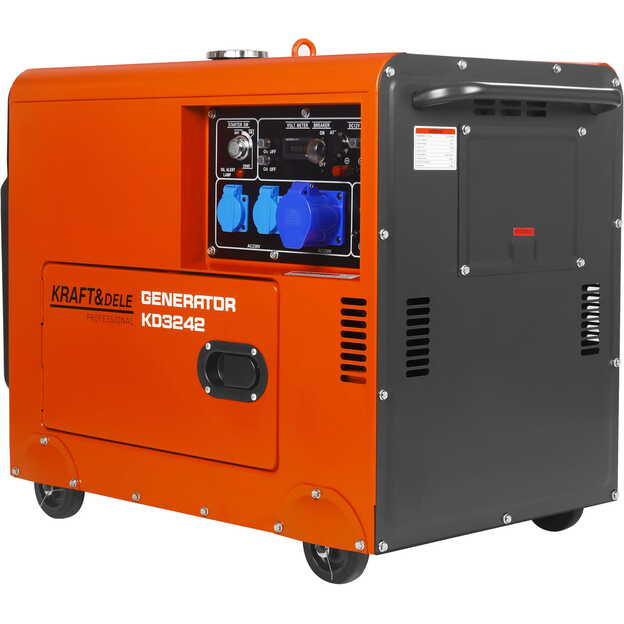 Dyzelinis elektros generatorius 230V 7 kW su ATS KD3242