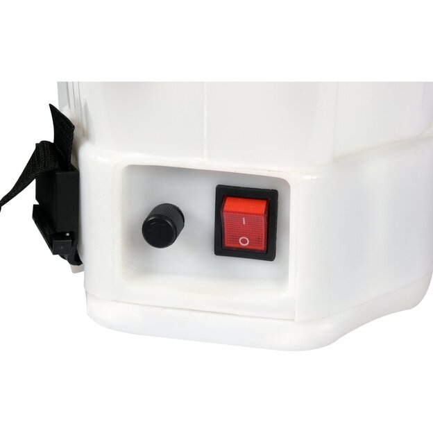 Slėginis purkštuvas su bakeliu ir saulės panele 16l 12V 8000mAh 8