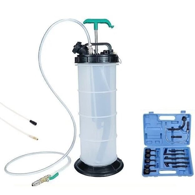 Pavarų dėžės tepalo keitimo įrenginys 6l su ATF adapterių rinkinys