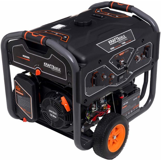 Benzininis elektros generatorius KRAFT&DELE KD696 7 kW | 230V
