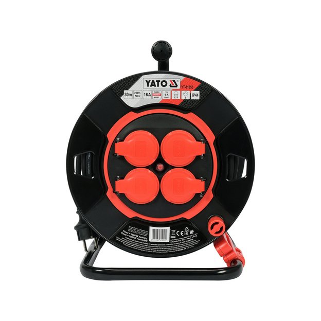 YATO YT-81053 Ilgintuvas guminis su būgnu 3х1,5 mm  30 m 1